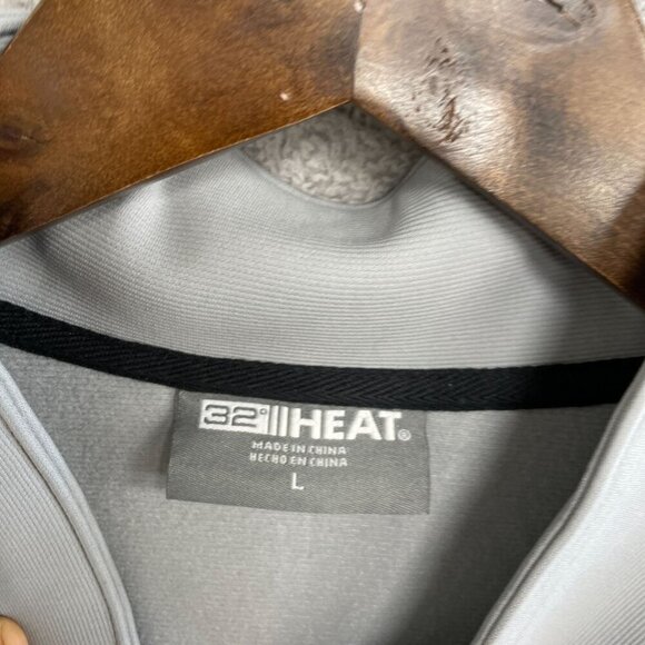 NEW 32 Degrees Heat Men's Size L Gray Zip-Up Windbreaker Jacket - Picture 6 of 10